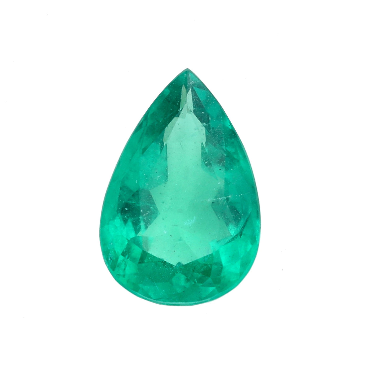 3.22CT Pear Shaped Emerald - Belmont Sparkle