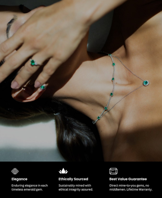 Belmont Sparkle Emerald Jewelry Online Shop Mobile