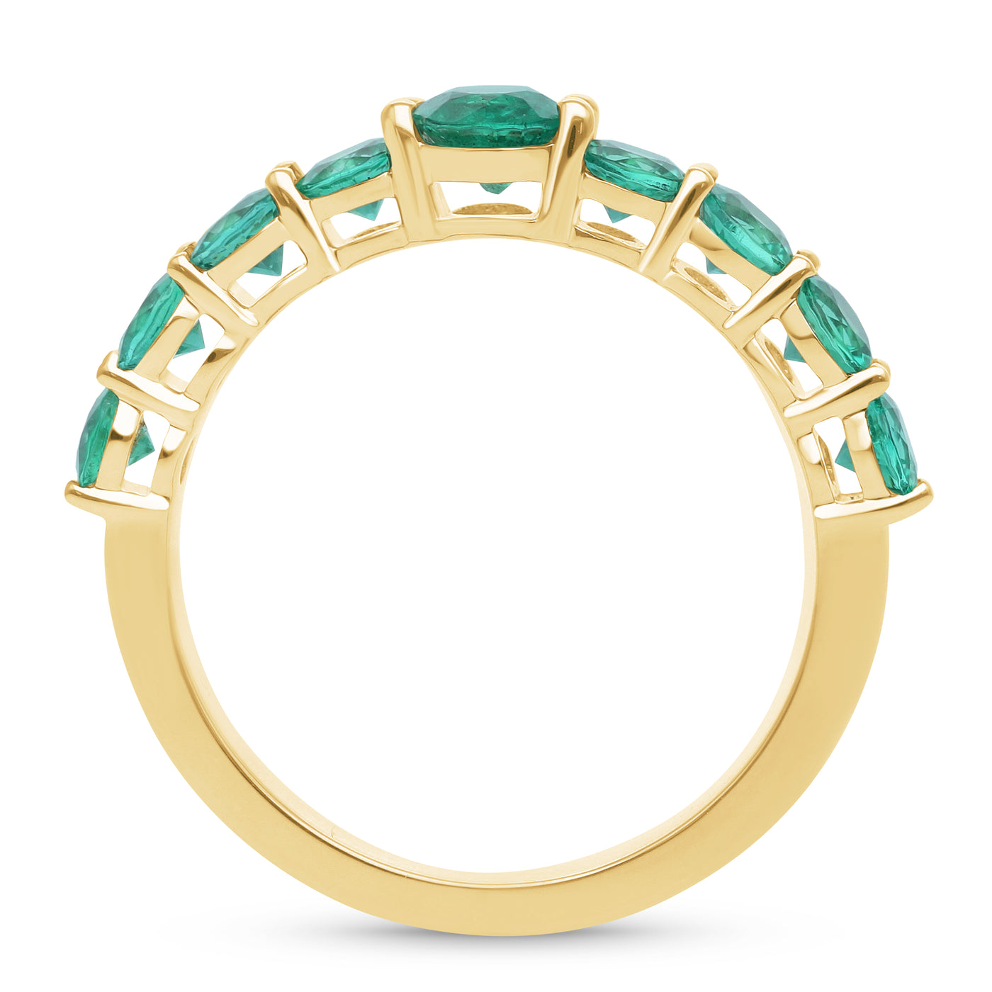 Esmeralda Stackable Ring - YG