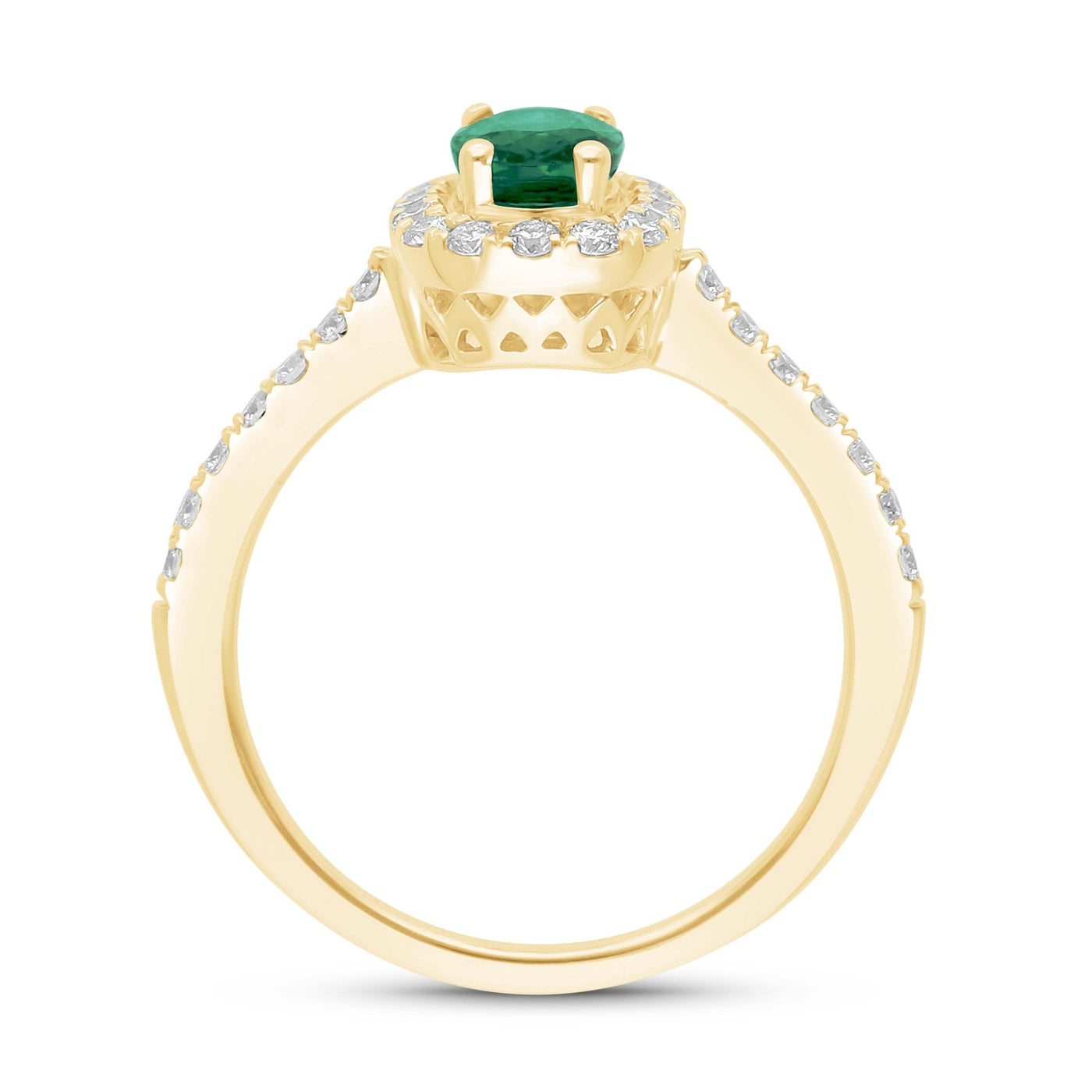 Amalfi Ring - YG - Belmont Sparkle