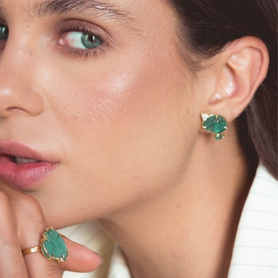 Amazonica Stud Earrings - Belmont Sparkle