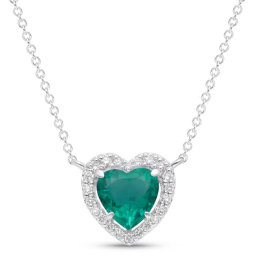 Amour Necklace - WG - Belmont Sparkle