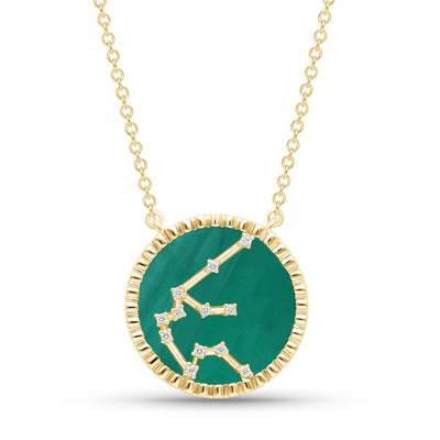 Aquarius Necklace, 18k Gold - Belmont Sparkle