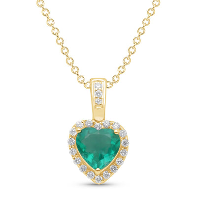 Ardent Heart Necklace - WG - Belmont Sparkle