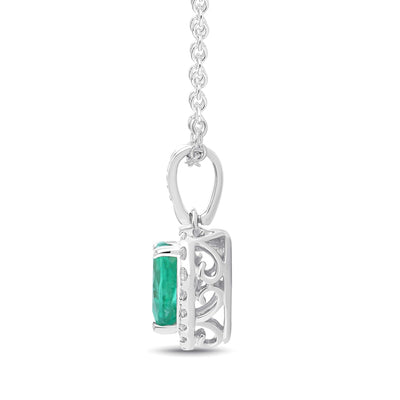 Ardent Heart Necklace - WG - Belmont Sparkle