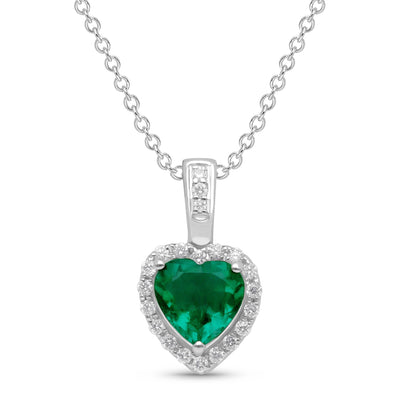 Ardent Heart Necklace - YG - Belmont Sparkle