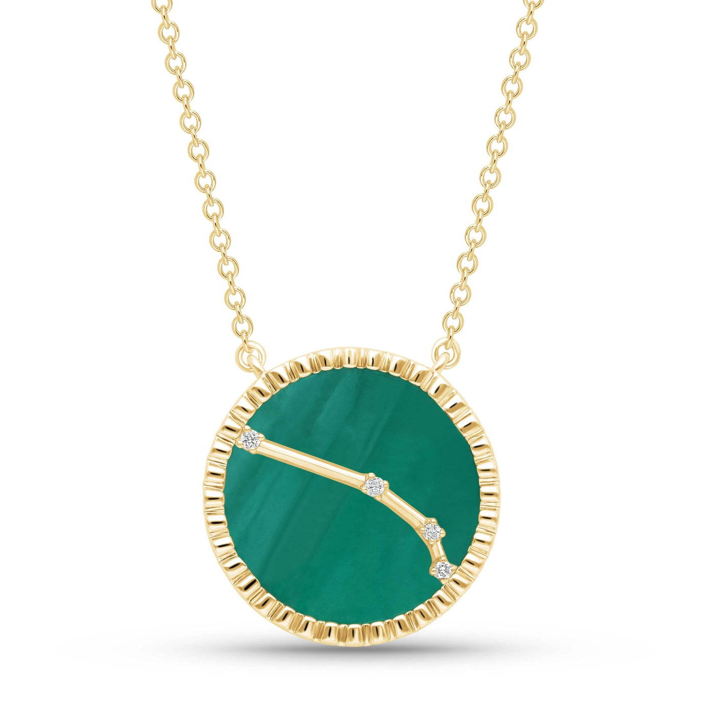 Aries Necklace, 18k Gold - Belmont Sparkle