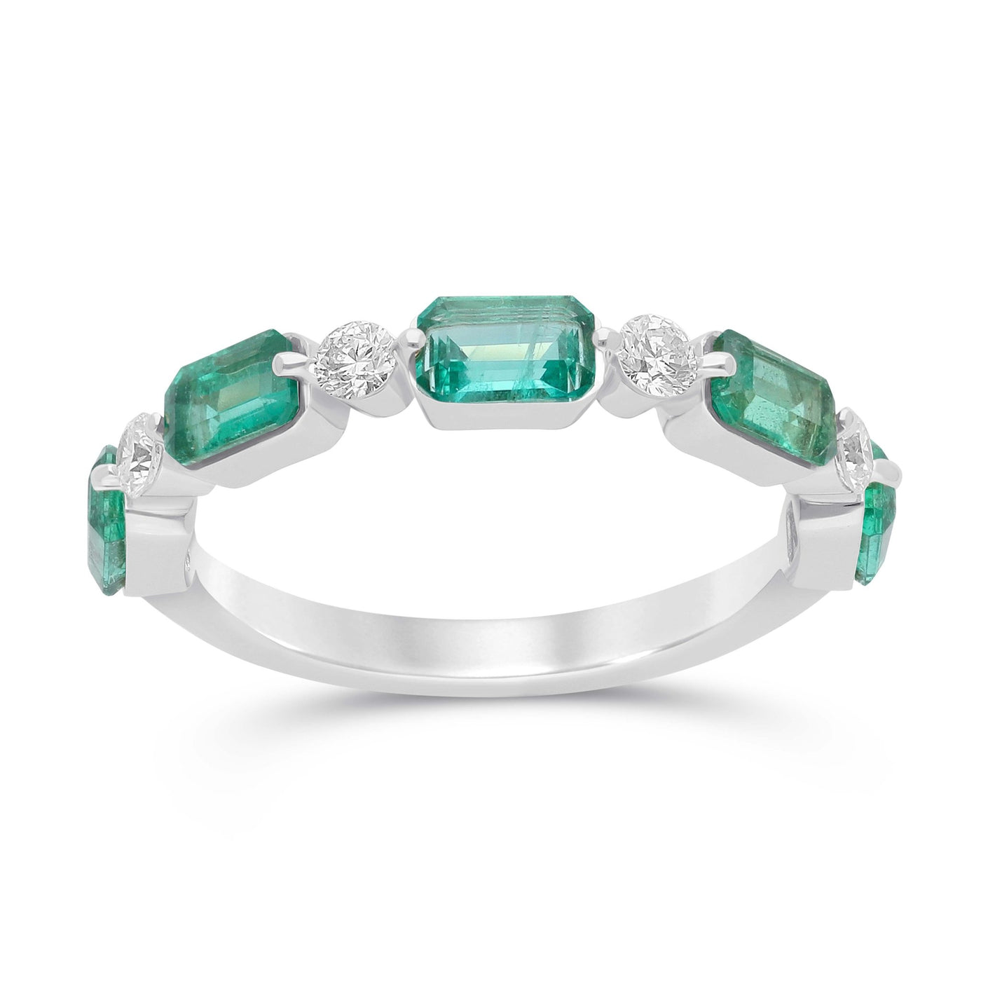 Bliss Stackable Ring - WG - Belmont Sparkle