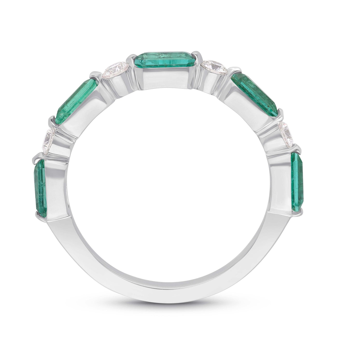 Bliss Stackable Ring - WG - Belmont Sparkle