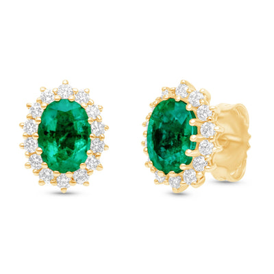 Cleo Stud Earrings - WG - Belmont Sparkle