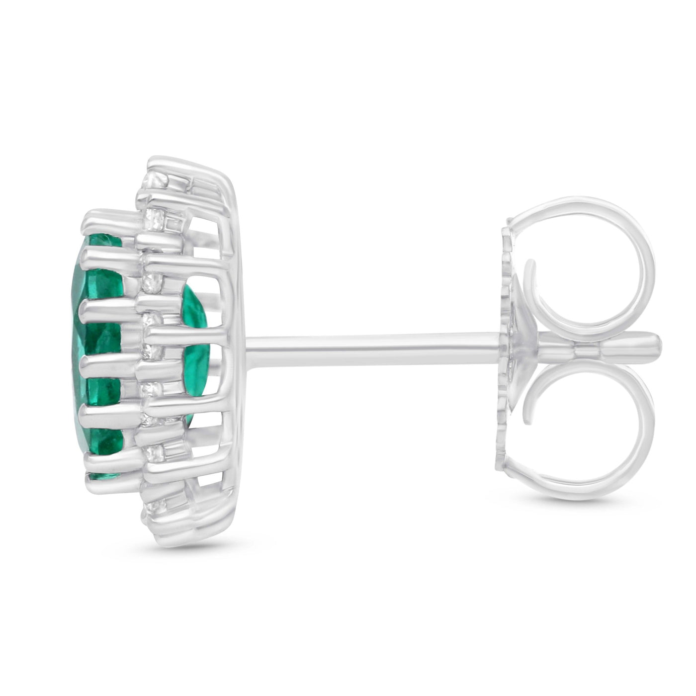 Cleo Stud Earrings - WG - Belmont Sparkle