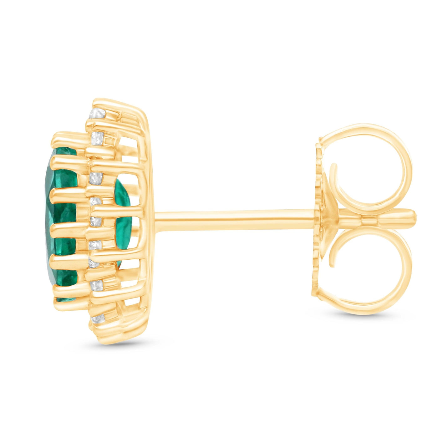 Cleo Stud Earrings - YG - Belmont Sparkle