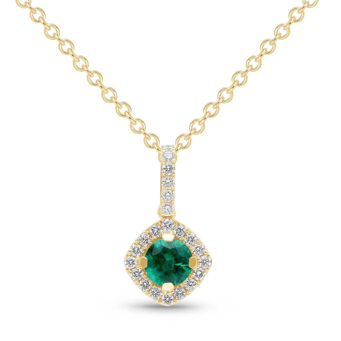 Elira Necklace - YG - Belmont Sparkle