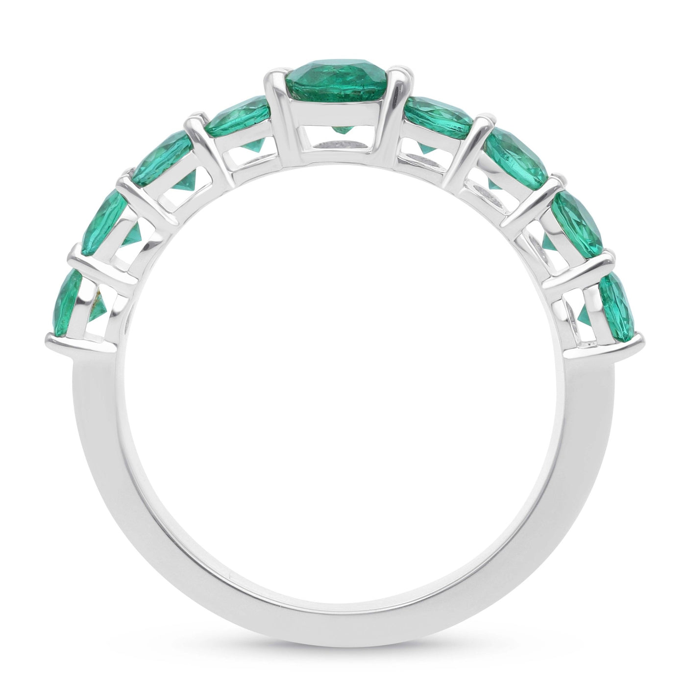 Esmeralda Stackable Ring - WG - Belmont Sparkle