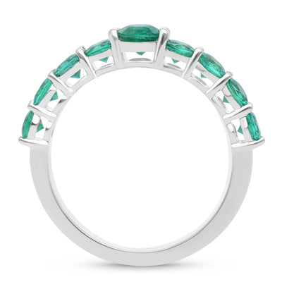 Esmeralda Stackable Ring - WG - Belmont Sparkle