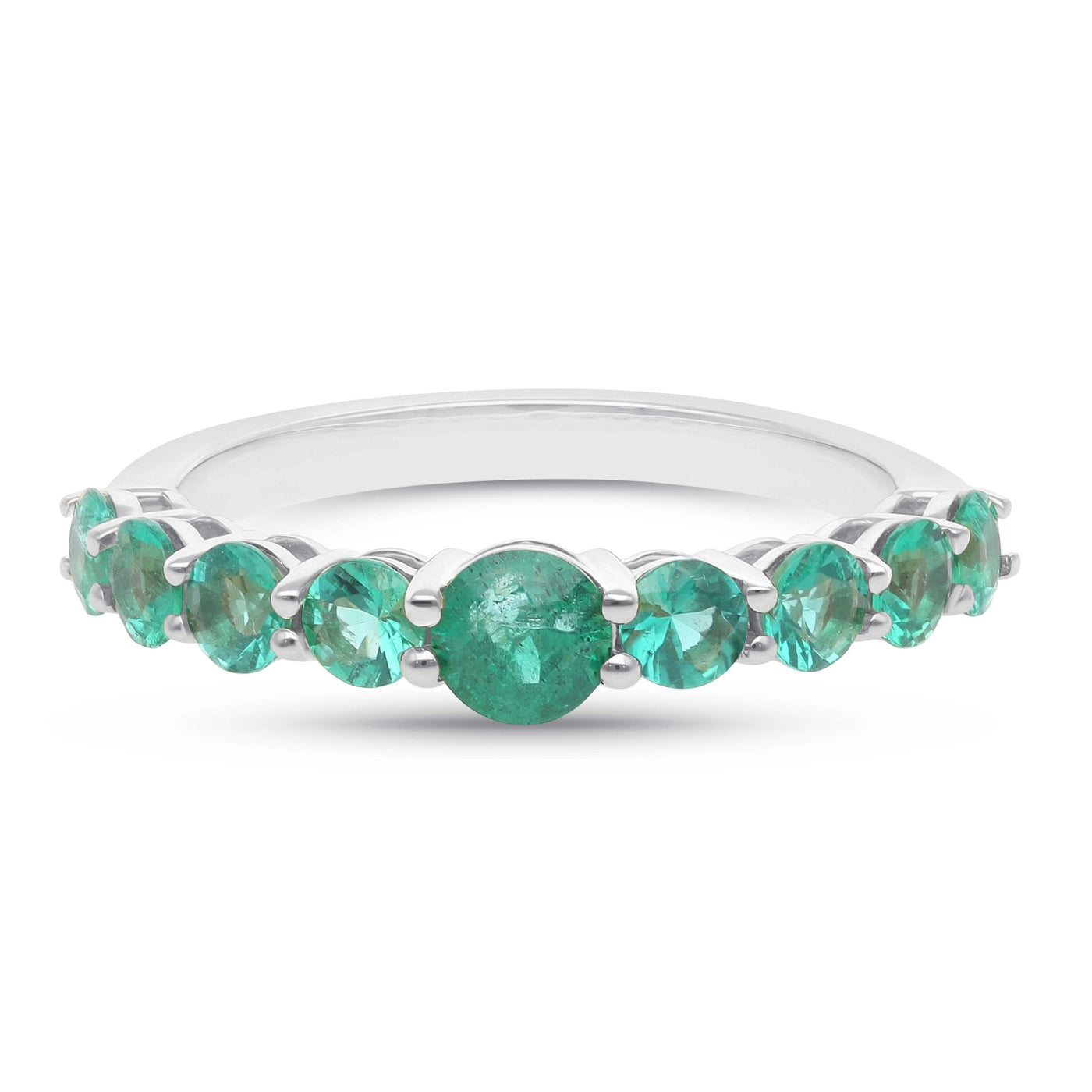 Esmeralda Stackable Ring - WG - Belmont Sparkle