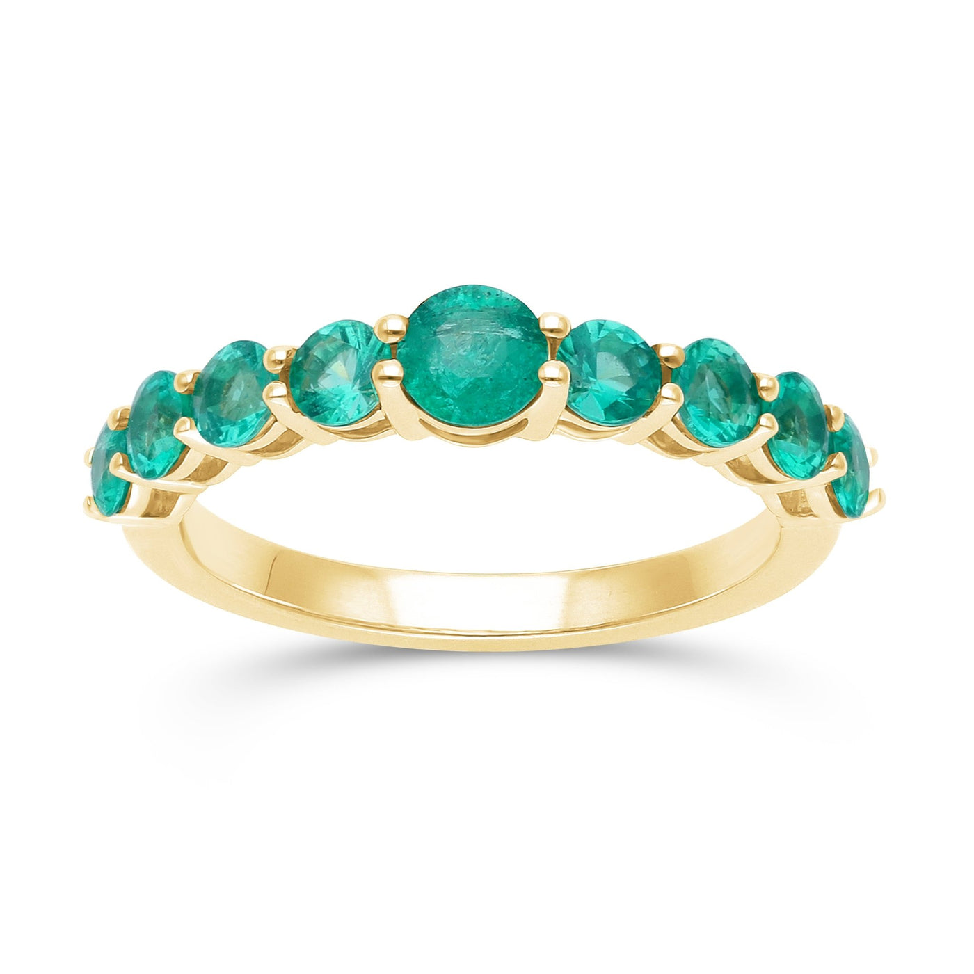 Esmeralda Stackable Ring - WG - Belmont Sparkle