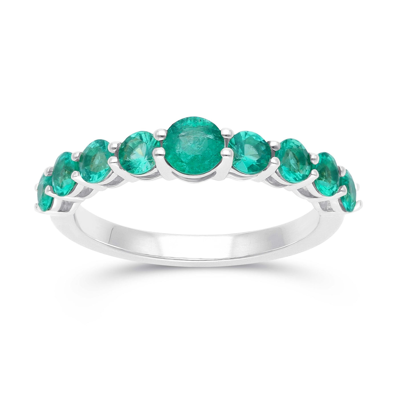 Esmeralda Stackable Ring - WG - Belmont Sparkle