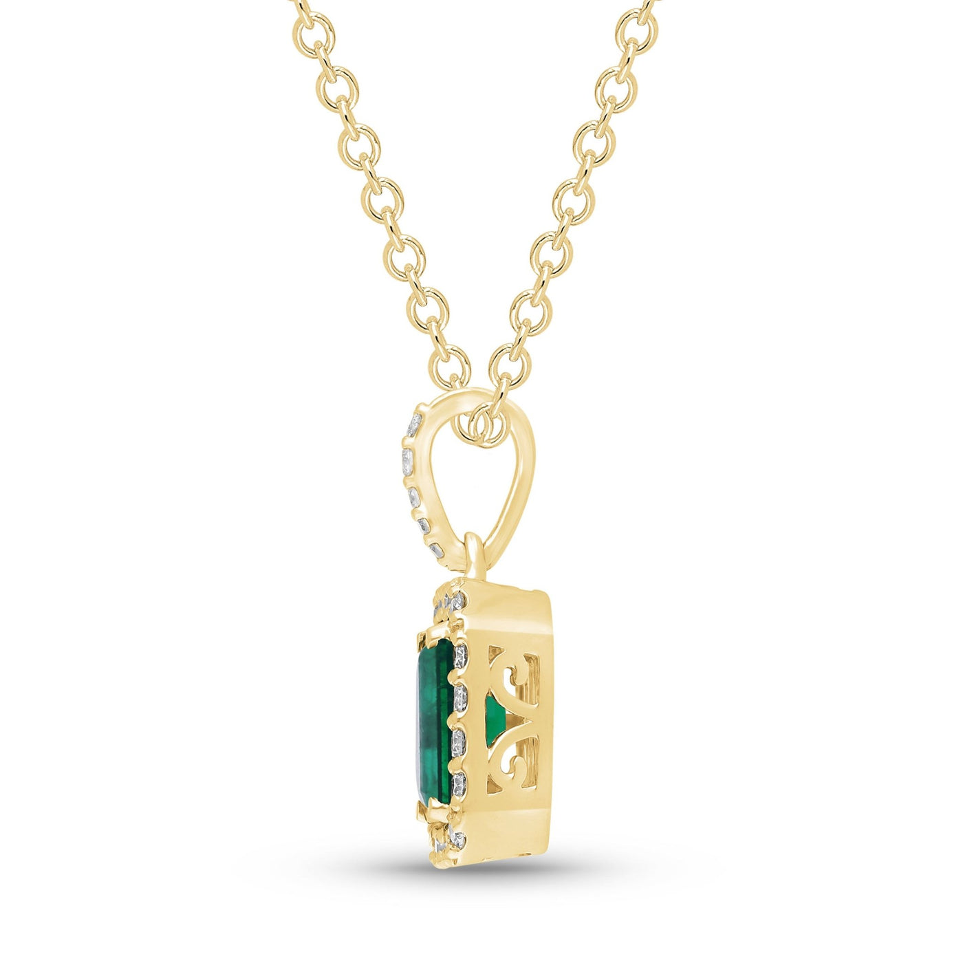 Espoir Necklace - YG - Belmont Sparkle