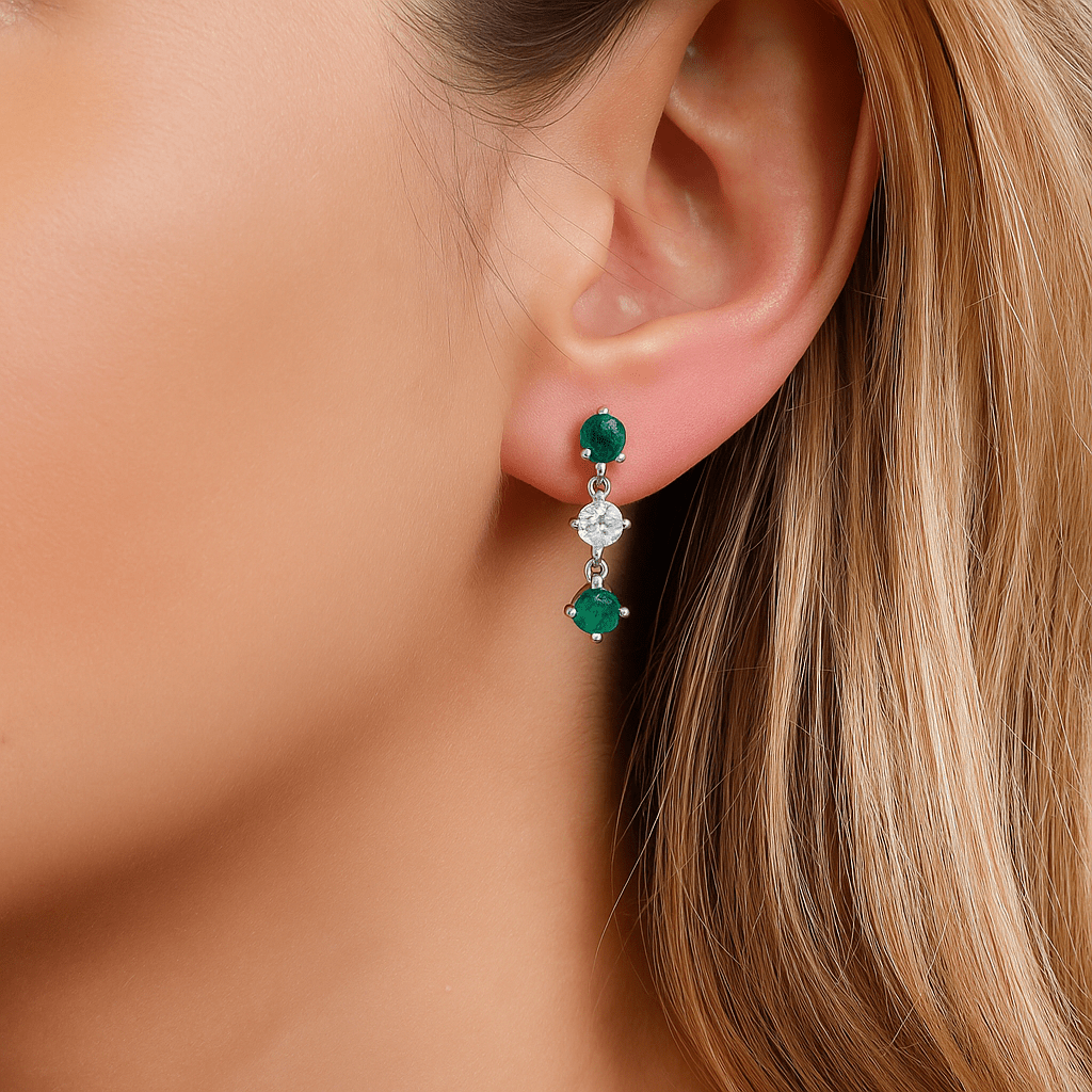 Eternal Earrings - WG - Belmont Sparkle