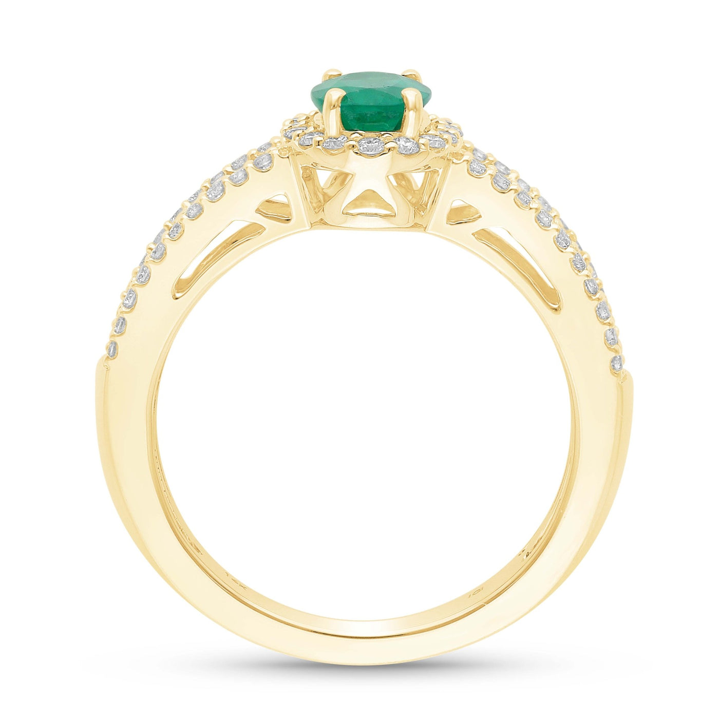 Ethereal Ring - YG - Belmont Sparkle