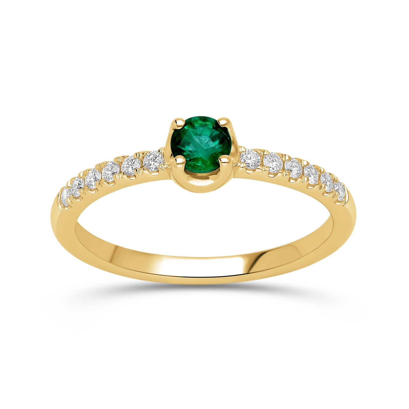 Evera Emerald Ring - WG - Belmont Sparkle