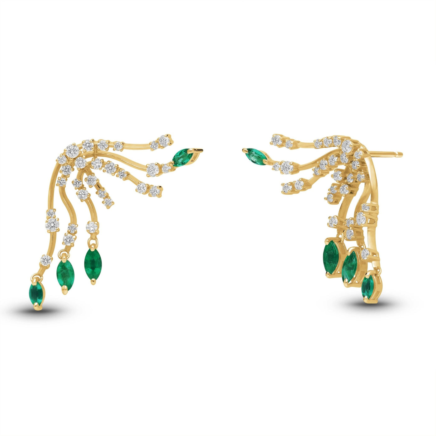 Fontana Earrings - YG - Belmont Sparkle