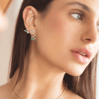Fontana Earrings - YG - Belmont Sparkle