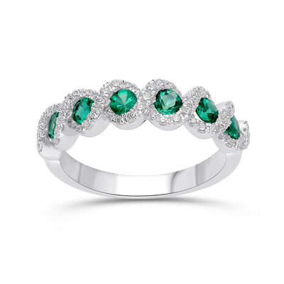 Garland Emerald Ring - WG - Belmont Sparkle