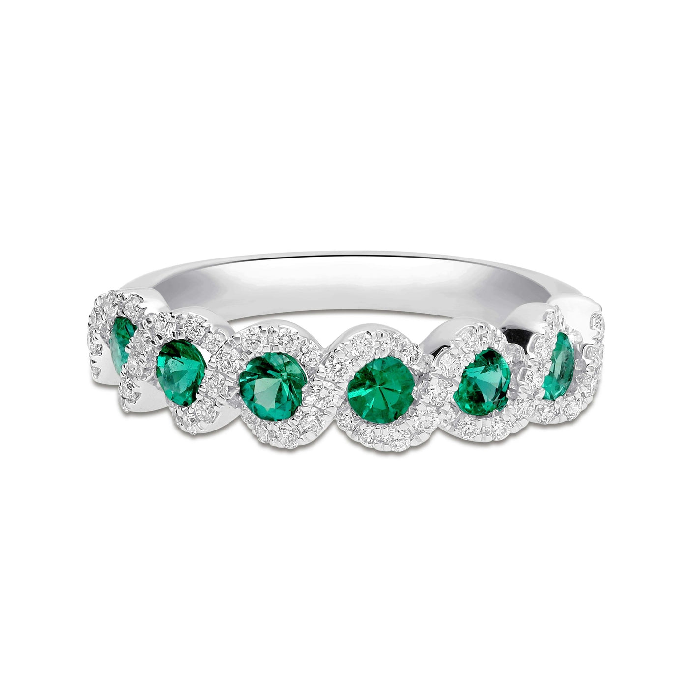 Garland Emerald Ring - WG - Belmont Sparkle