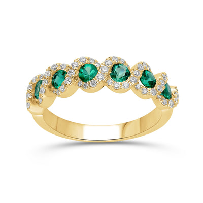 Garland Emerald Ring - WG - Belmont Sparkle