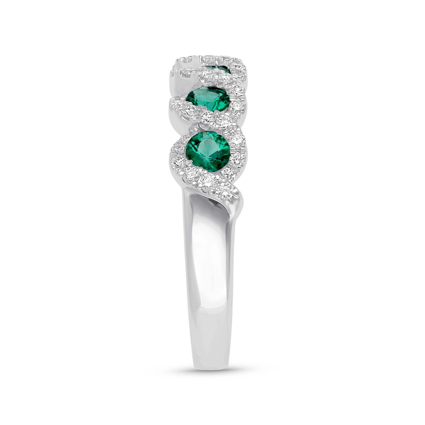 Garland Emerald Ring - WG - Belmont Sparkle