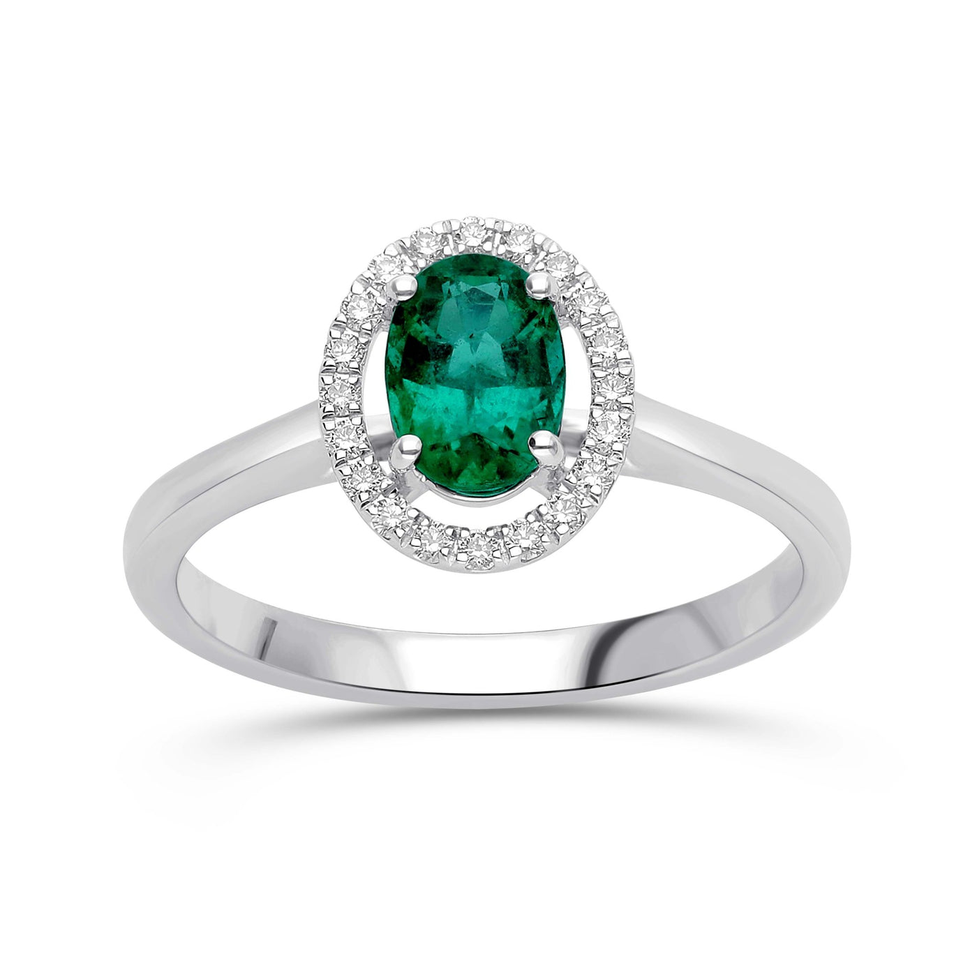 Haloire Ring - WG - Belmont Sparkle