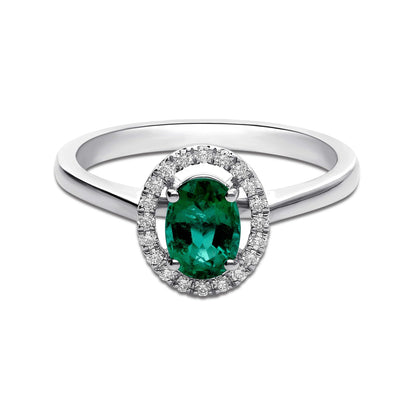Haloire Ring - WG - Belmont Sparkle
