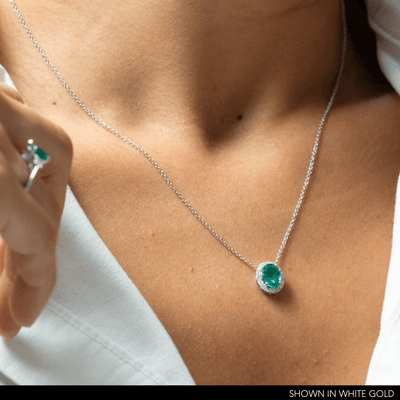 Jolie Necklace - YG - Belmont Sparkle