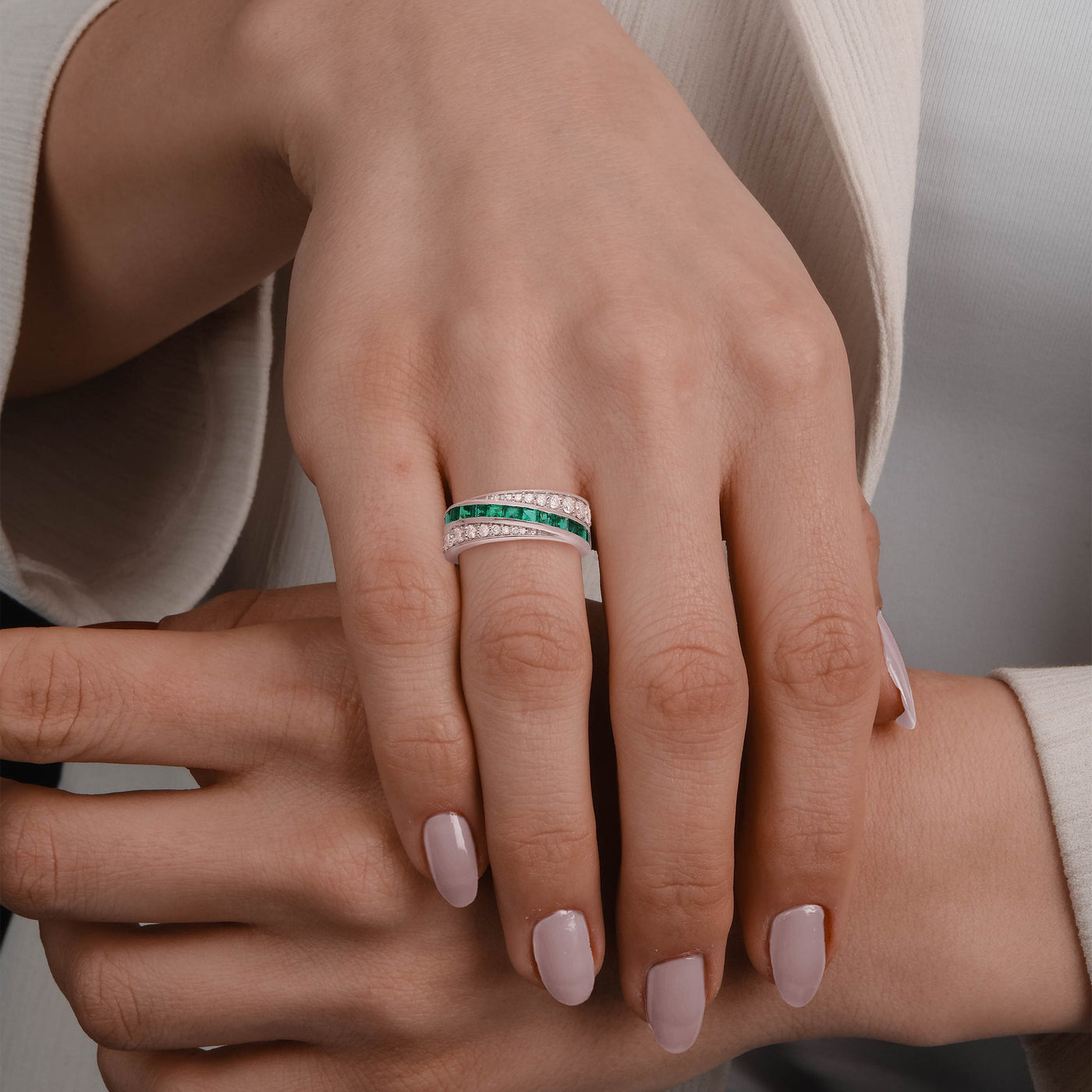 Kemer Ring - WG - Belmont Sparkle