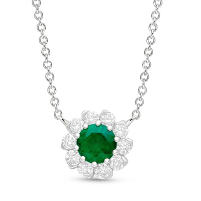 Lila Necklace - WG - Belmont Sparkle