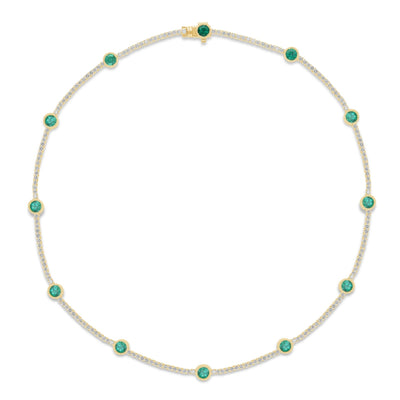 Raffinato II Necklace - WG - Belmont Sparkle