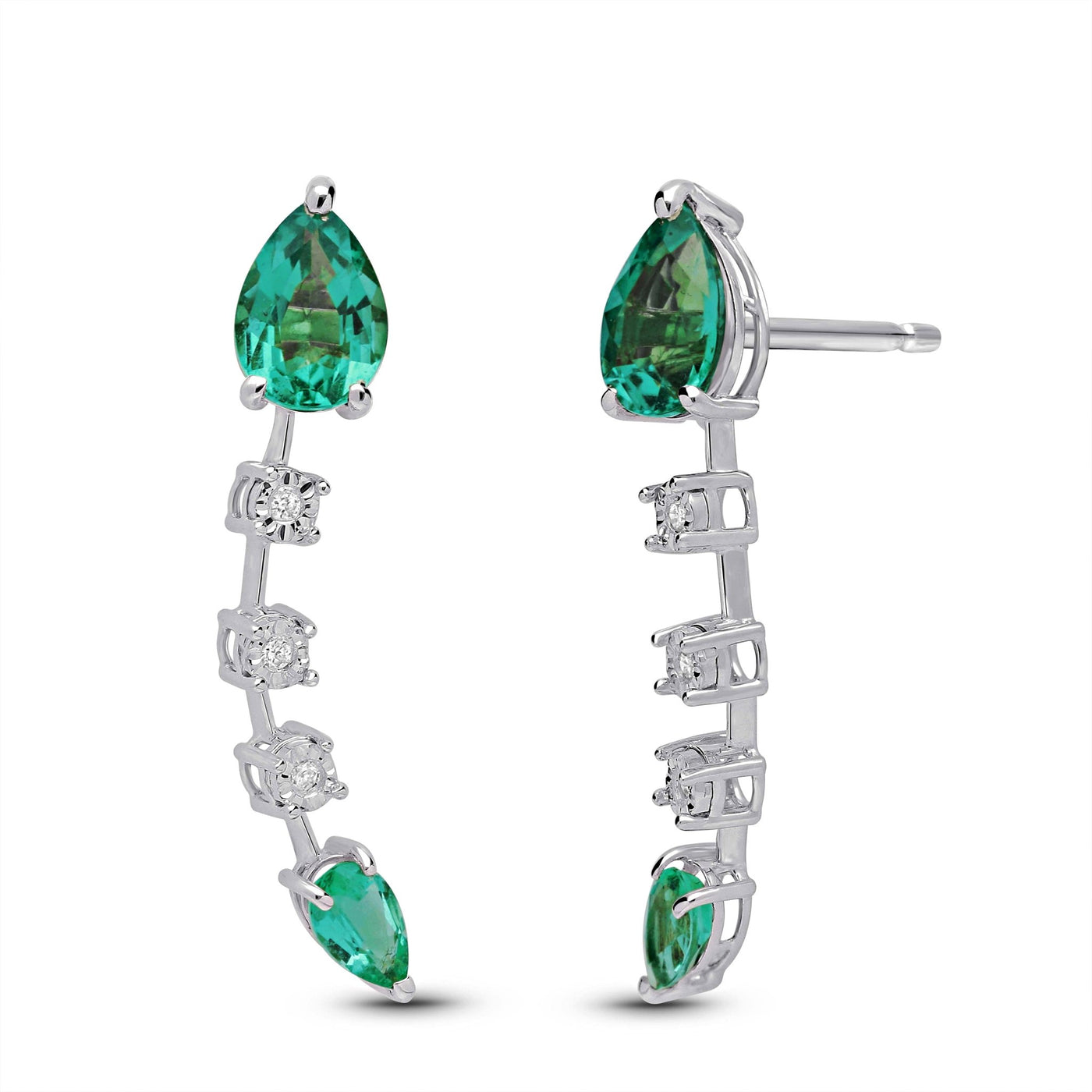 Stara Earrings - WG - Belmont Sparkle