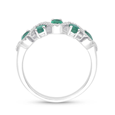 Stradina Ring - WG - Belmont Sparkle