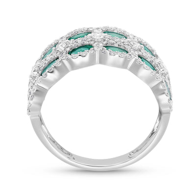 Tiara Ring - WG - Belmont Sparkle