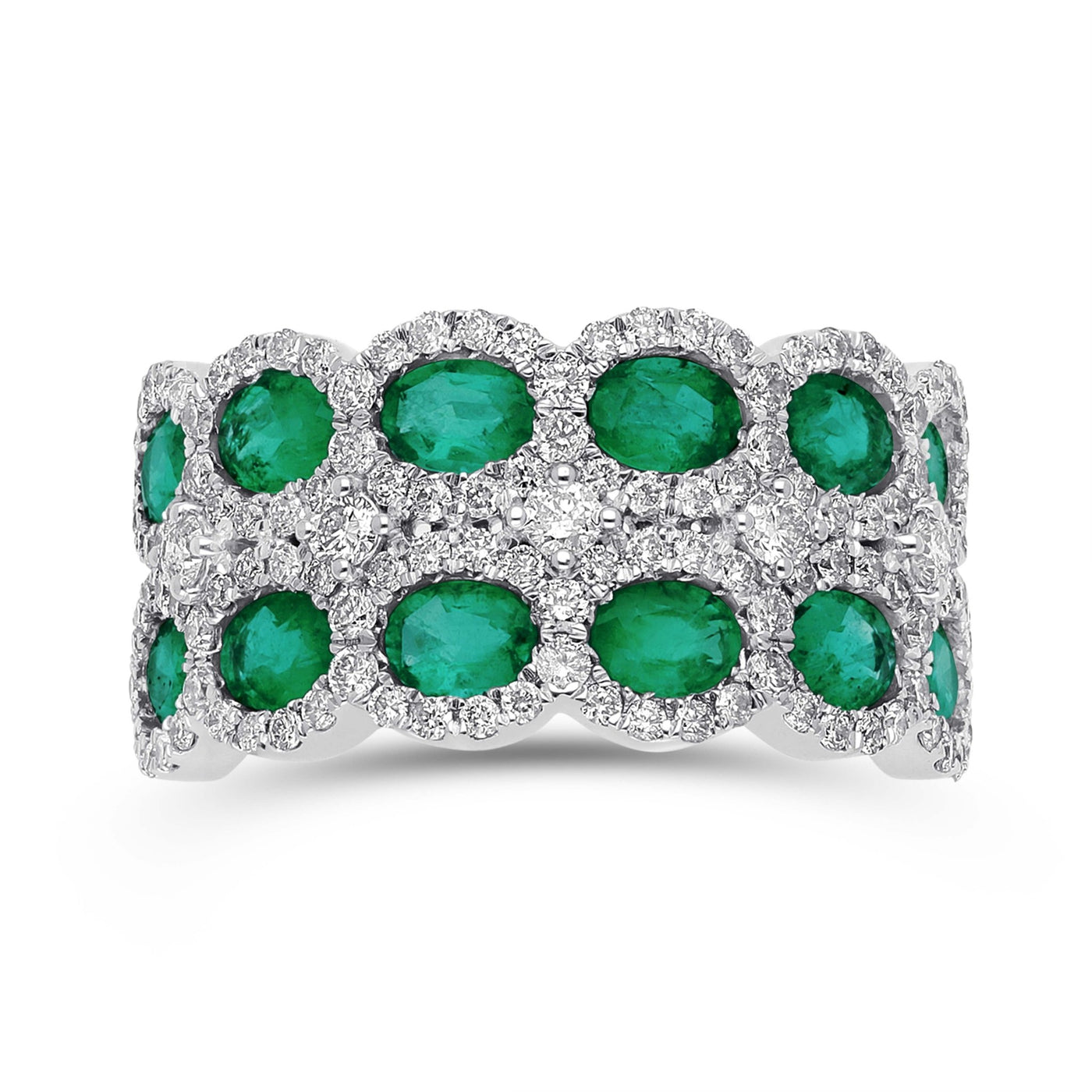 Tiara Ring - WG - Belmont Sparkle
