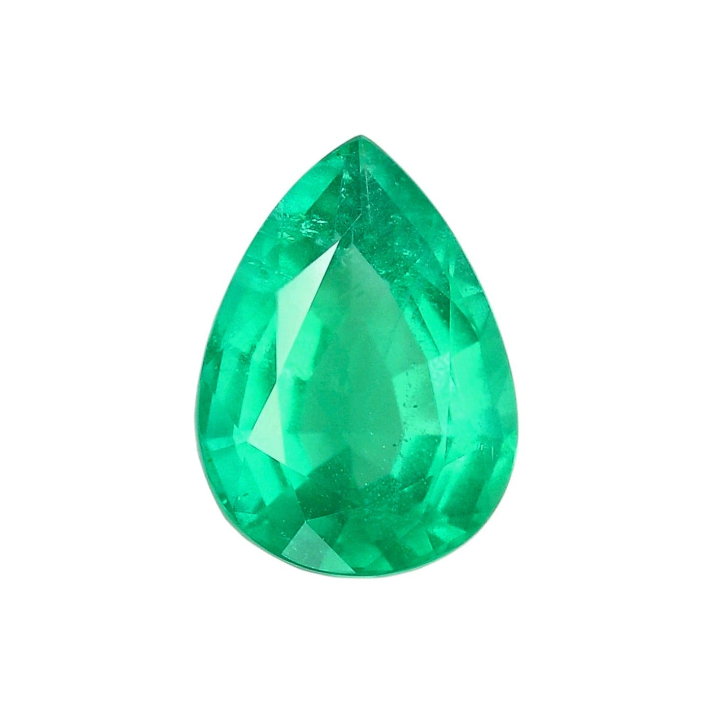 2.57CT Pear Shape Emerald - Belmont Sparkle